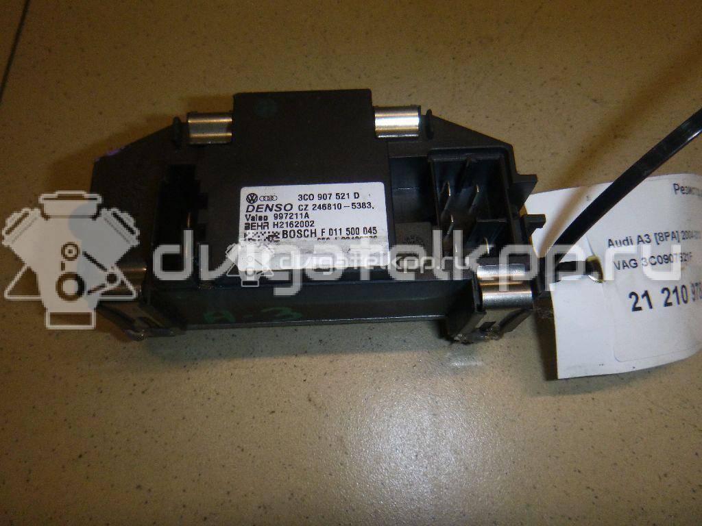 Фото Резистор отопителя  3c0907521f для Skoda Octavia / Yeti 5L / Octaviaii 1Z3 / Superb {forloop.counter}}