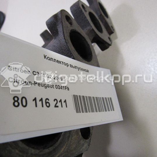 Фото Коллектор выпускной для двигателя KFX (TU3JP) для Peugeot 306 67-75 л.с 8V 1.4 л бензин 0341F9