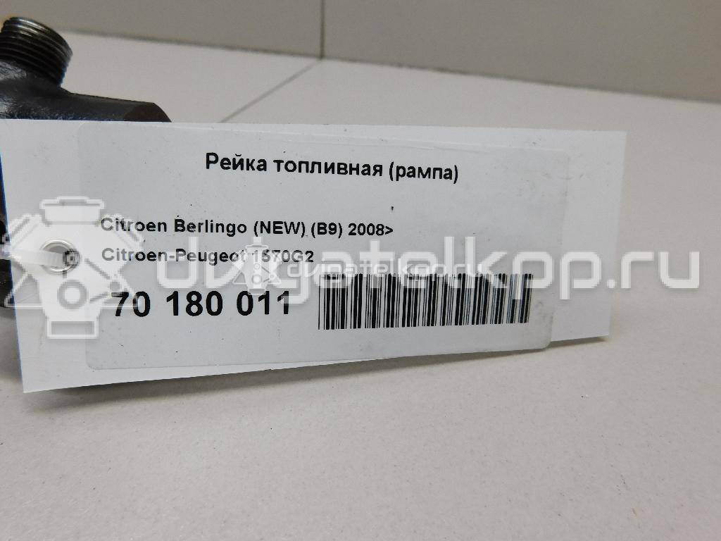 Фото Рейка топливная (рампа) для двигателя 9HV (DV6TED4) для Peugeot 308 / 207 / 307 / Partner 90 л.с 16V 1.6 л Дизельное топливо 1570G2 {forloop.counter}}