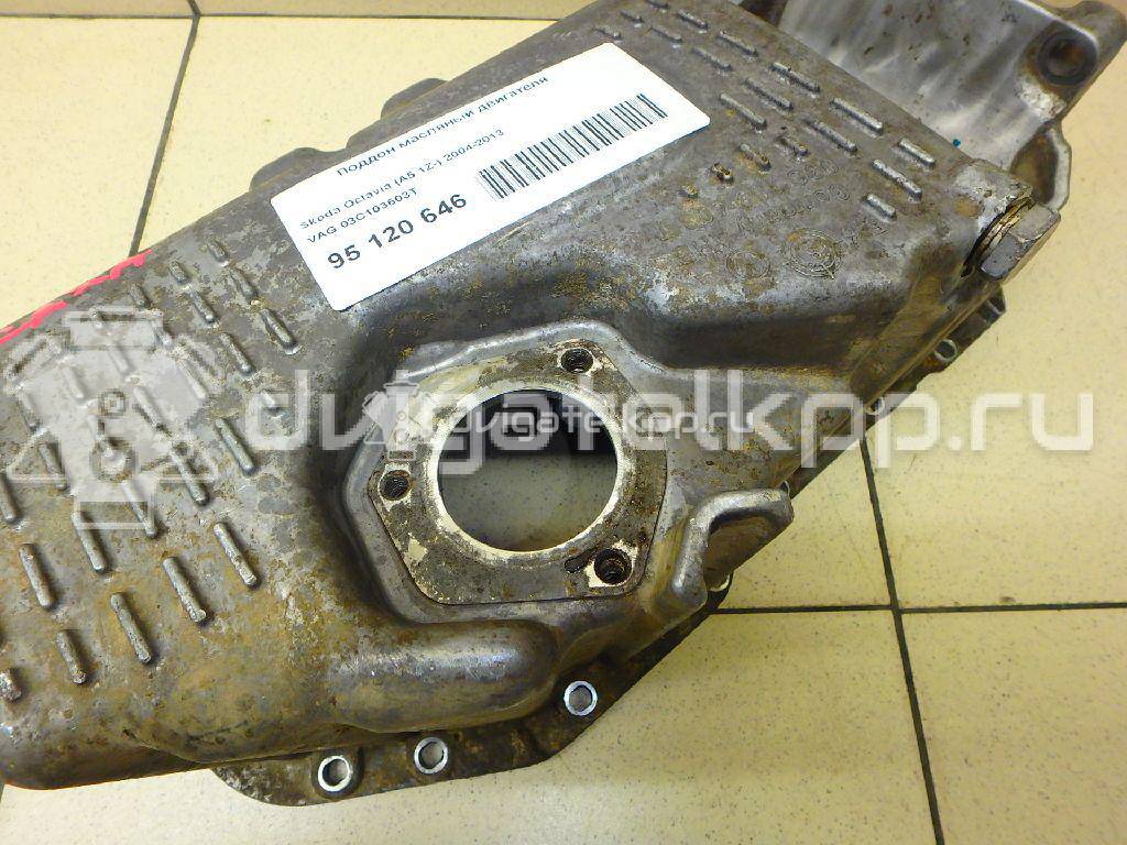 Фото Поддон масляный двигателя для двигателя CAXA для Seat Toledo 122 л.с 16V 1.4 л бензин 03C103603T {forloop.counter}}