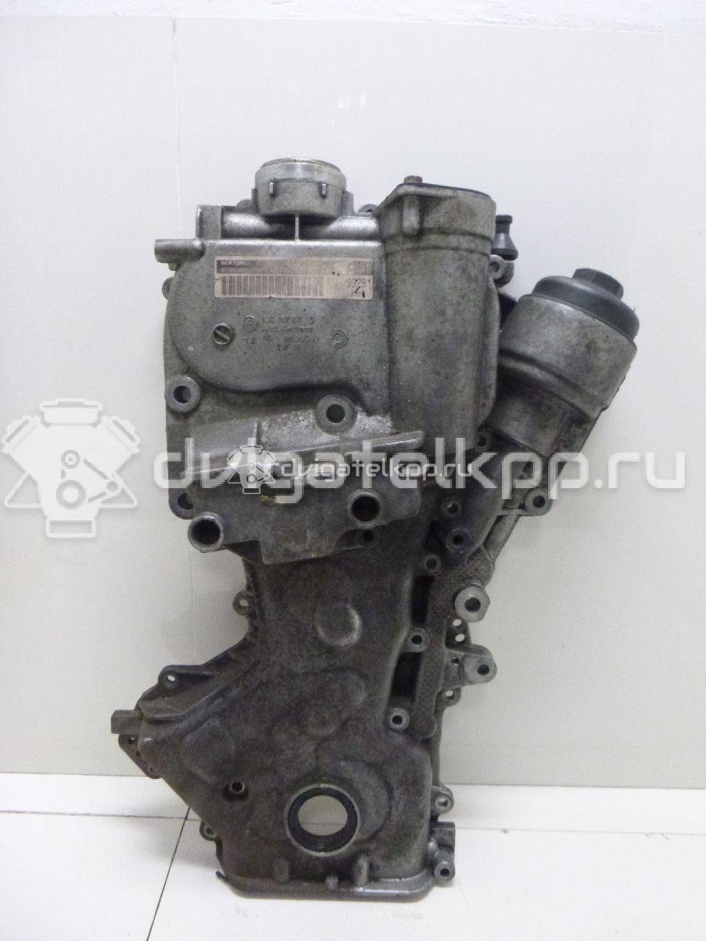 Фото Крышка двигателя передняя для двигателя BLF для Skoda Octavia / Octaviaii 1Z3 115 л.с 16V 1.6 л бензин 03C109210G {forloop.counter}}