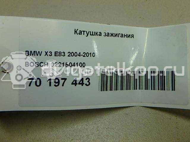 Фото Катушка зажигания  0221504100 для bmw 1-серия E82/E88 {forloop.counter}}