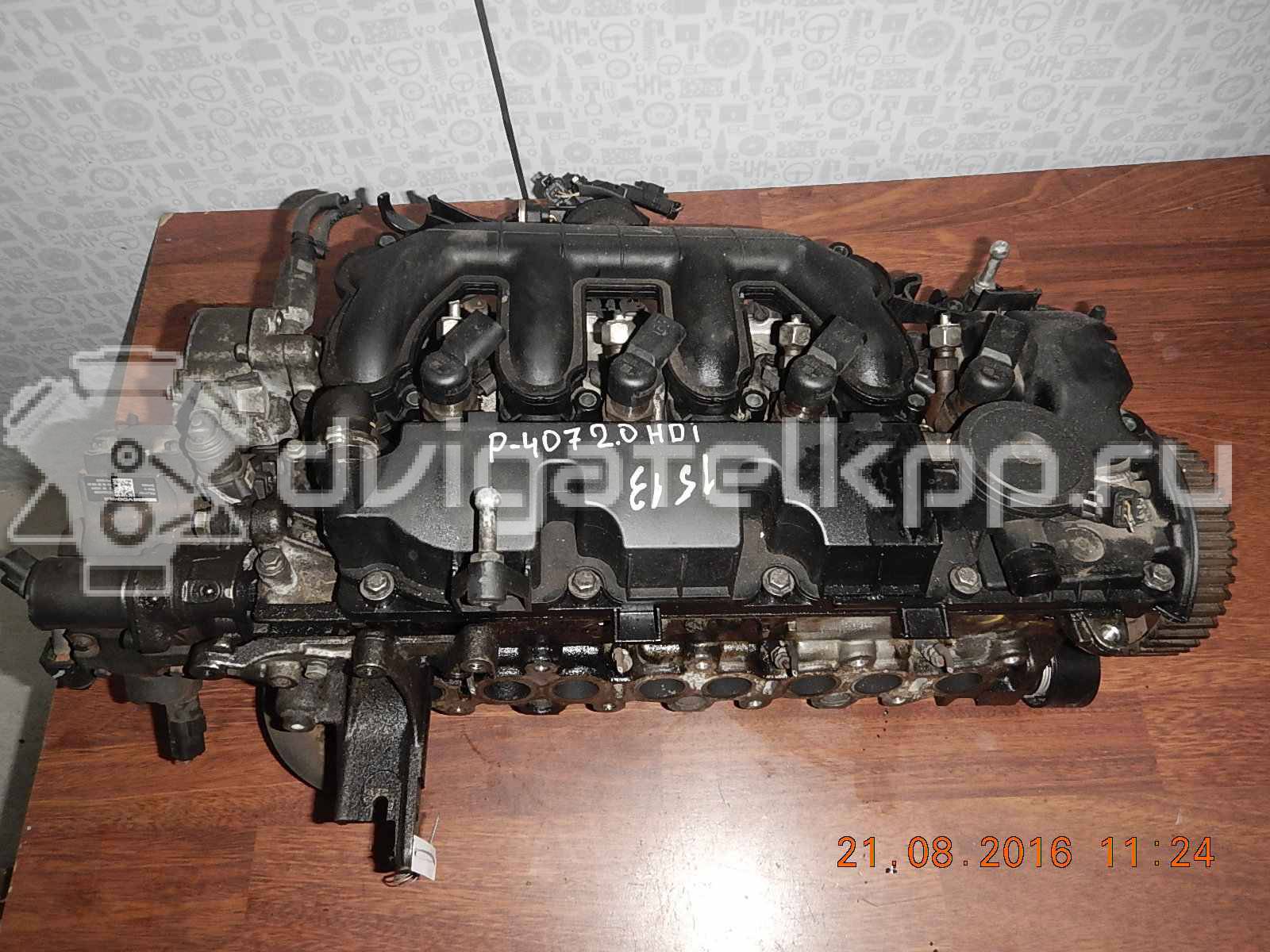 Фото Головка блока для двигателя RHR (DW10BTED4) для Lancia / Peugeot / Citroen 136 л.с 16V 2.0 л Дизельное топливо {forloop.counter}}