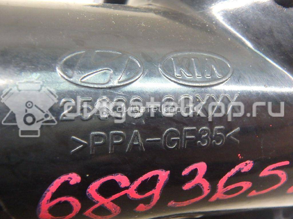 Фото Крышка термостата для двигателя G4KJ для Hyundai (Beijing) / Hyundai / Kia 189-192 л.с 16V 2.4 л бензин 256302G700 {forloop.counter}}