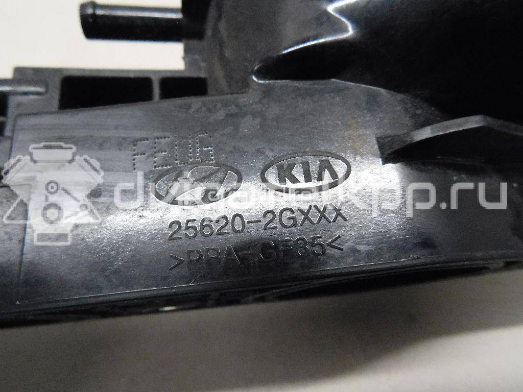 Фото Корпус термостата для двигателя G4KE для Hyundai (Beijing) / Hyundai / Kia 170-180 л.с 16V 2.4 л бензин 256202G500 {forloop.counter}}