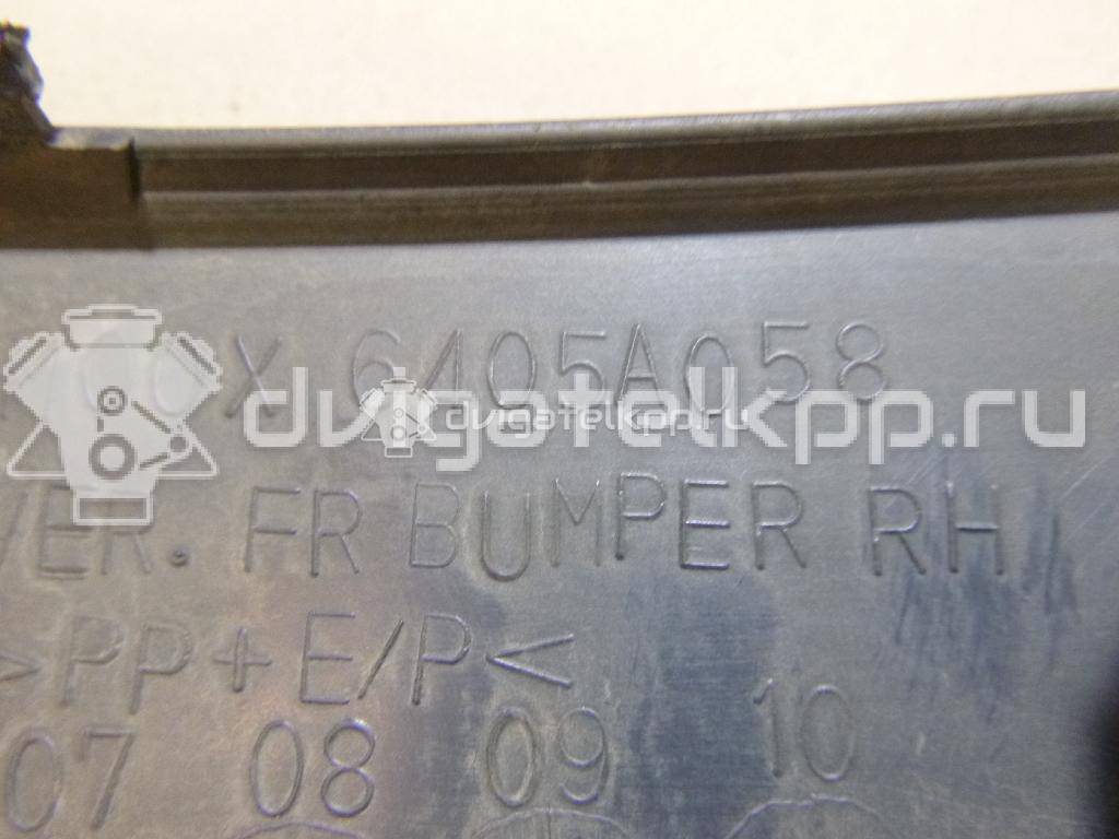 Фото Накладка переднего бампера правая  6405A058 для Mitsubishi Pajero {forloop.counter}}