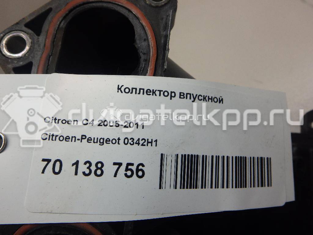 Фото Коллектор впускной для двигателя N6A (TU5JP4) для Peugeot 207 / 307 106-113 л.с 16V 1.6 л бензин 0342H1 {forloop.counter}}