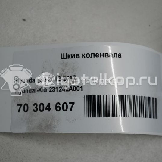 Фото Шкив коленвала  231242a001 для Hyundai I10 / Tucson / Ix35 Lm, El, Elh / Getz Tb / Ix20 Jc