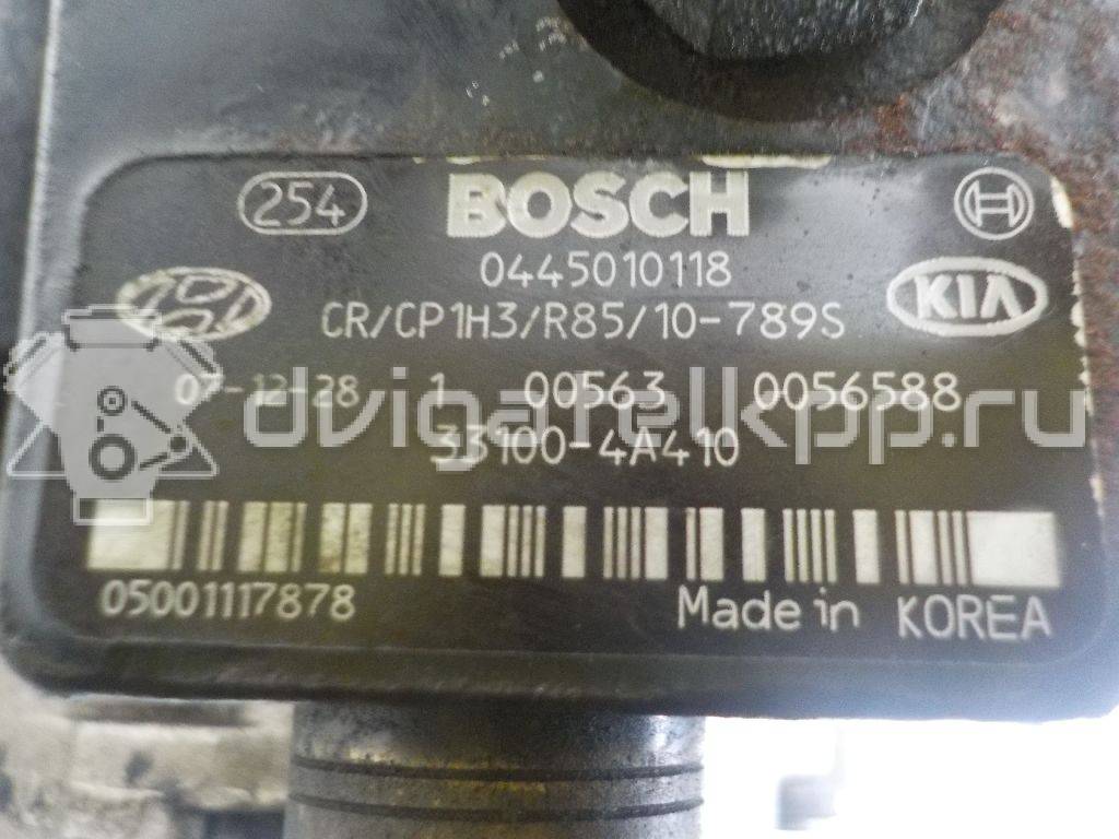 Фото ТНВД для двигателя D4CB для Hyundai / Kia 140 л.с 16V 2.5 л Дизельное топливо 331004A410 {forloop.counter}}