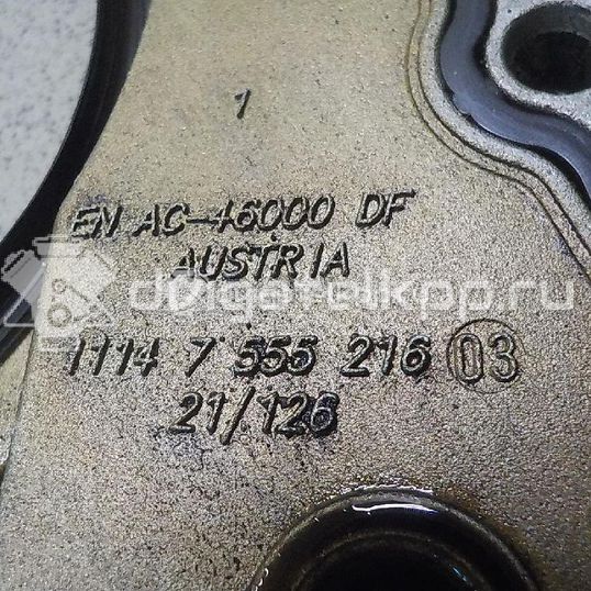 Фото Крышка коленвала задняя для двигателя N63 B44 A для Alpina / Bmw 540-600 л.с 32V 4.4 л бензин 11147583221