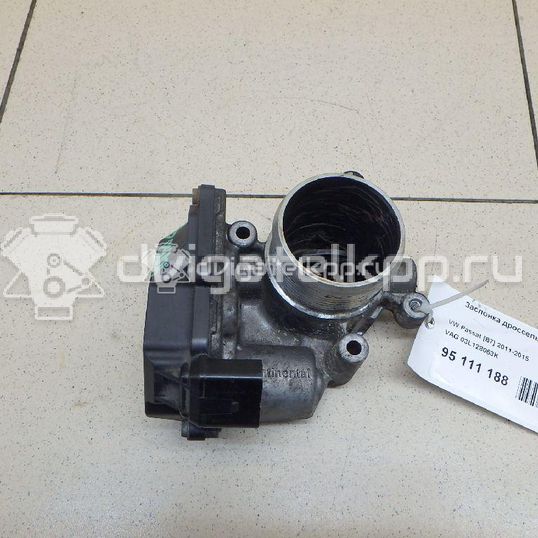 Фото Заслонка дроссельная электрическая  03L128063K для Skoda Roomster 5J / Octaviaii 1Z3 / Yeti 5L / Fabia / Octavia