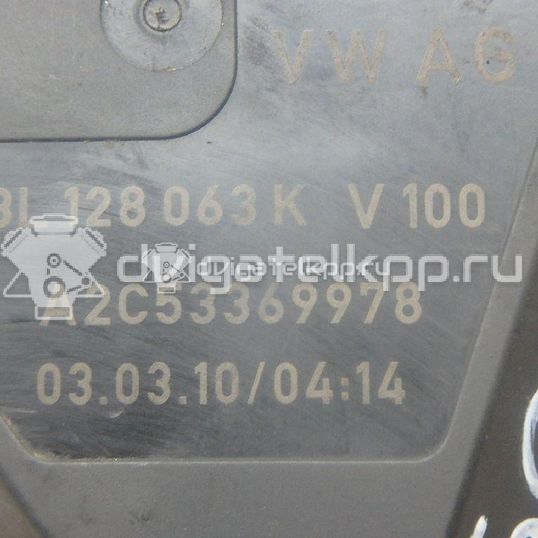 Фото Заслонка дроссельная электрическая  03L128063K для Skoda Roomster 5J / Octaviaii 1Z3 / Yeti 5L / Fabia / Octavia