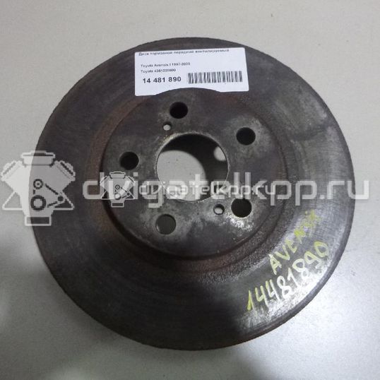 Фото Диск тормозной передний вентилируемый  4351220600 для Toyota Curren St20 / Hiace / Avensis / Celica