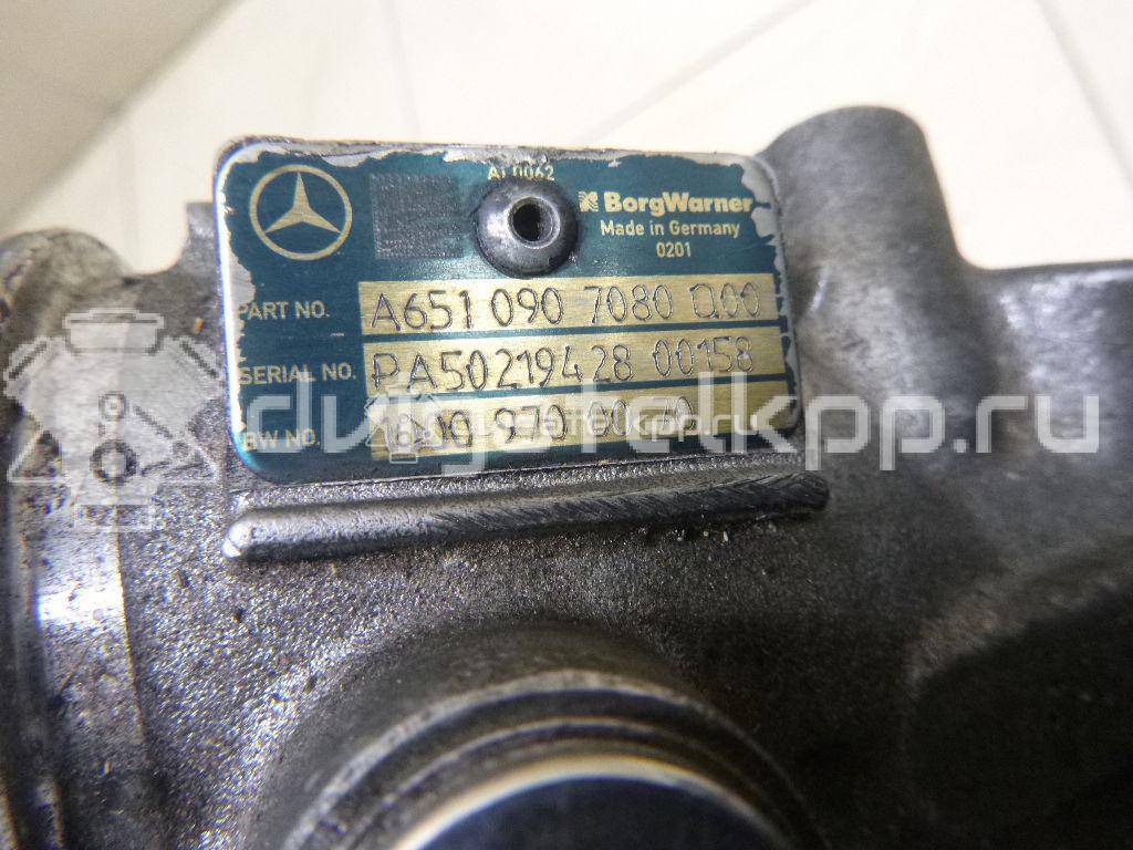 Фото Турбокомпрессор (турбина) для двигателя OM 651.960 (M651 D22 G 4) для Mercedes-Benz M-Class / Gle 204 л.с 16V 2.1 л Дизельное топливо 6510907080 {forloop.counter}}