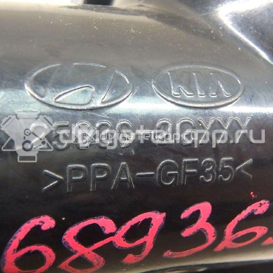 Фото Крышка термостата для двигателя G4KJ для Hyundai / Kia 141-201 л.с 16V 2.4 л бензин 256302G700