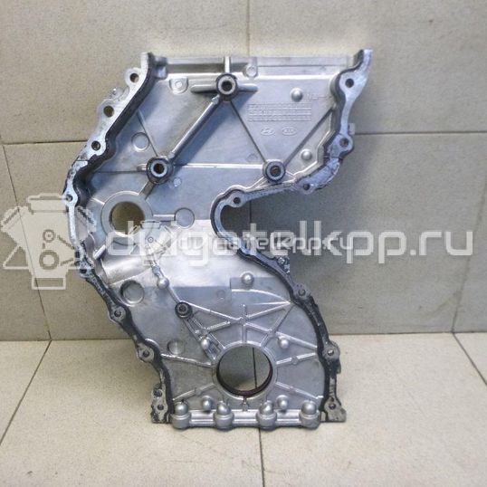 Фото Крышка двигателя передняя для двигателя D4HB для Hyundai / Kia 197-203 л.с 16V 2.2 л Дизельное топливо 213502F600