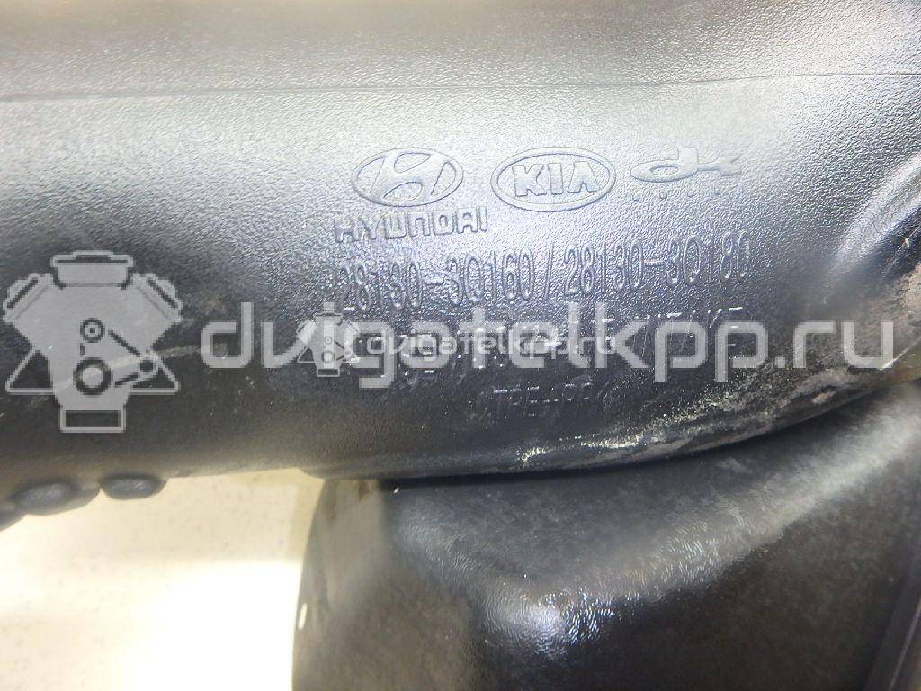 Фото Патрубок воздушного фильтра для двигателя G4KJ для Hyundai / Kia 180-203 л.с 16V 2.4 л бензин 281303Q160 {forloop.counter}}