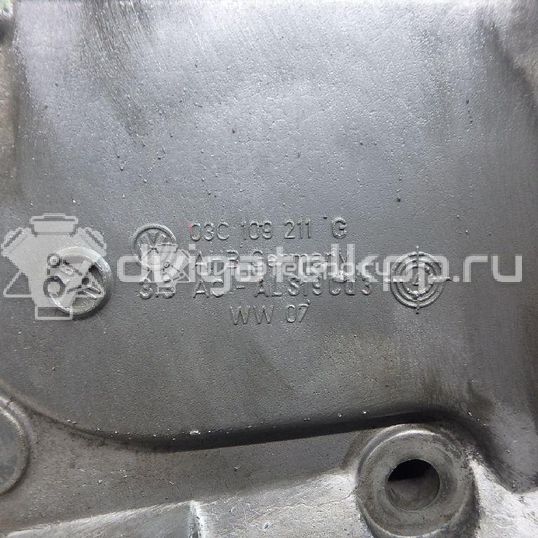 Фото Крышка двигателя передняя для двигателя BLP для Volkswagen Touran / Golf 115 л.с 16V 1.6 л бензин 03C109210G