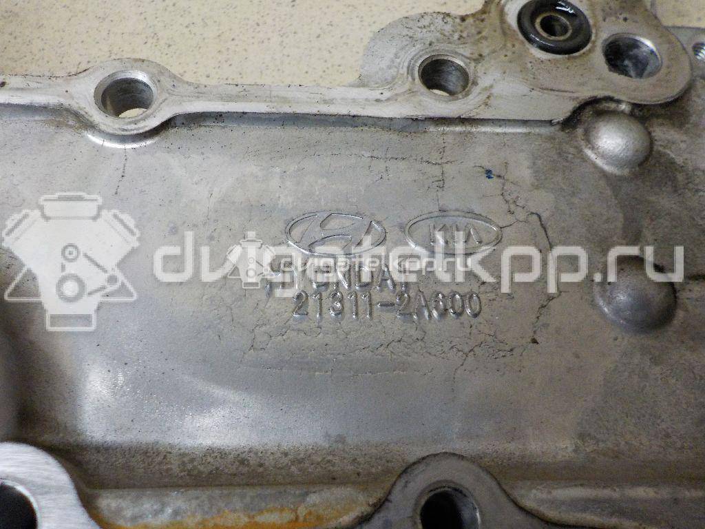 Фото Крышка двигателя передняя для двигателя D4FD для Hyundai / Kia 116-141 л.с 16V 1.7 л Дизельное топливо 213102A600 {forloop.counter}}