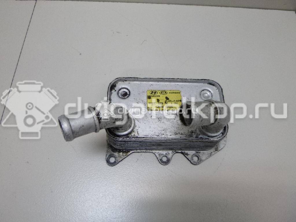 Фото Радиатор масляный для двигателя D4HB для Hyundai / Kia 197-203 л.с 16V 2.2 л Дизельное топливо 264102F020 {forloop.counter}}