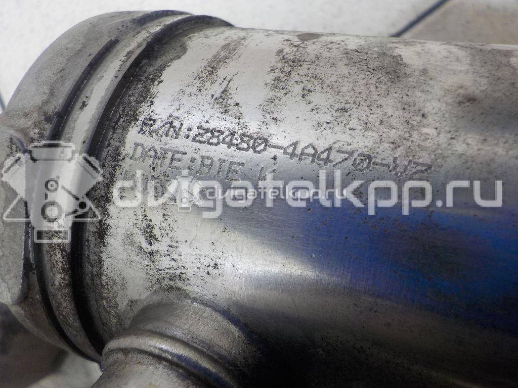 Фото Радиатор системы EGR для двигателя D4CB для Hyundai / Kia 129-178 л.с 16V 2.5 л Дизельное топливо 284804A470 {forloop.counter}}