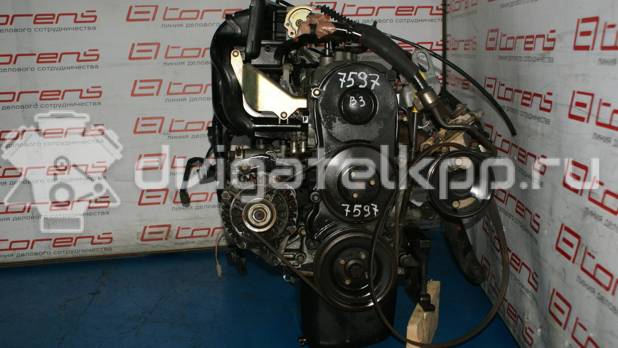 Фото Контрактный (б/у) двигатель B3 (16V) для Mazda Demio Dw / 121 / 323 53-73 л.с 16V 1.3 л бензин {forloop.counter}}