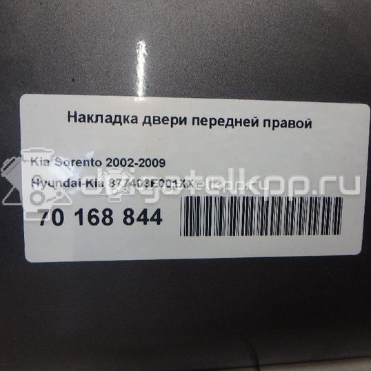 Фото Накладка двери передней правой  877403E001XX для Kia Sorento