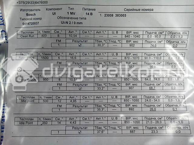 Фото Форсунка дизельная электрическая для двигателя AJM для Volkswagen Passat / Golf 115 л.с 8V 1.9 л Дизельное топливо {forloop.counter}}