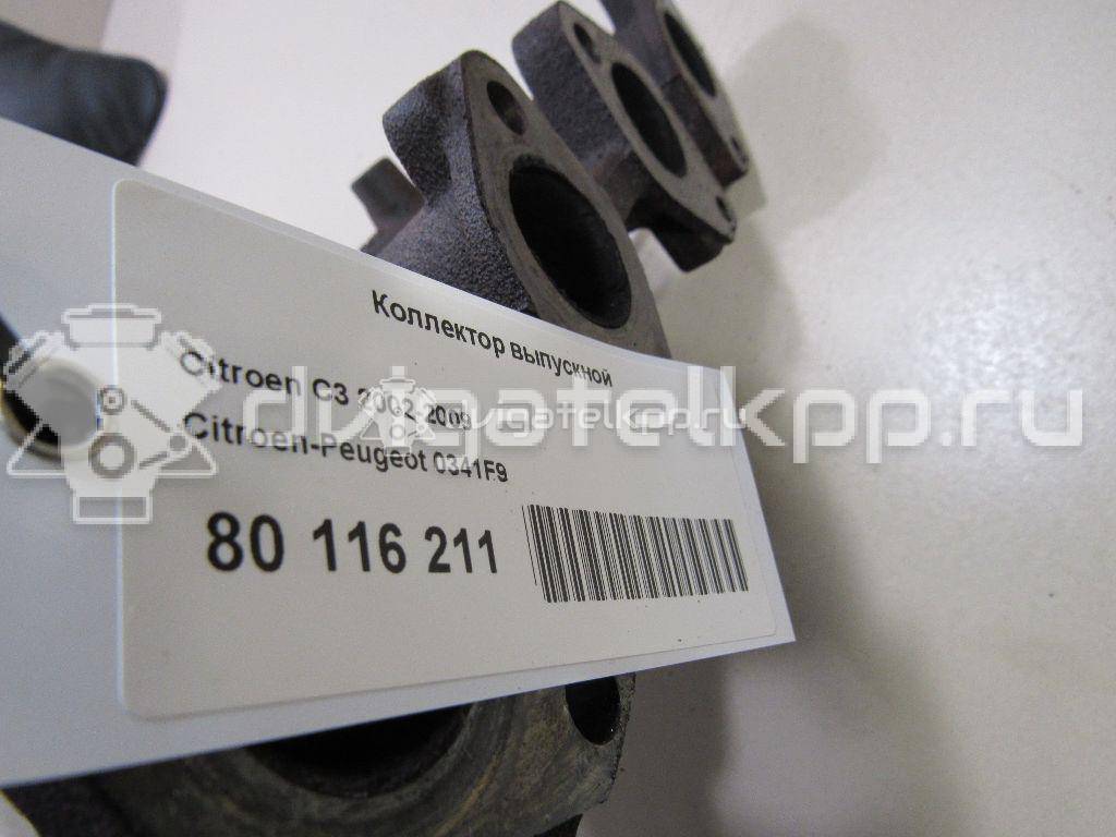 Фото Коллектор выпускной для двигателя KFX (TU3JP) для Citroen Zx N2 / Saxo S0, S1 / Xsara 72-75 л.с 8V 1.4 л бензин 0341F9 {forloop.counter}}