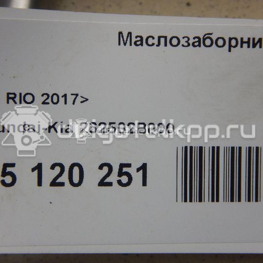 Фото Маслозаборник для двигателя G4FC для Hyundai Ix20 Jc / Accent / I30 / Elantra / I20 114-132 л.с 16V 1.6 л Бензин/спирт 262502B000