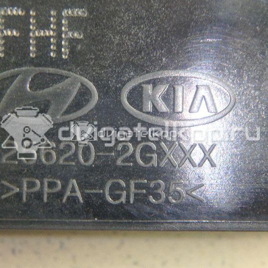 Фото Корпус термостата для двигателя G4KD для Hyundai Ix35 Lm, El, Elh / Sonata 150-178 л.с 16V 2.0 л бензин 256202G000