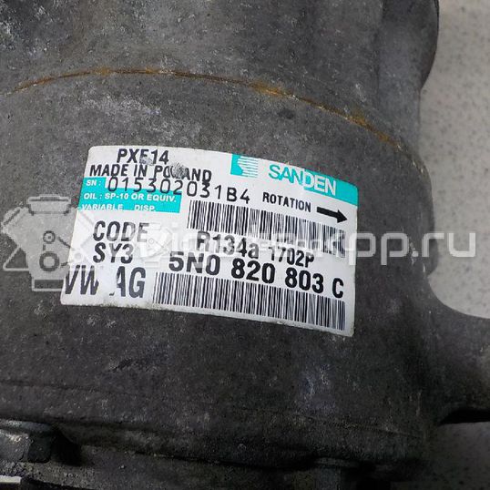 Фото Компрессор системы кондиционирования  5N0820803C для Seat Ibiza / Cordoba / Leon / Toledo / Alhambra