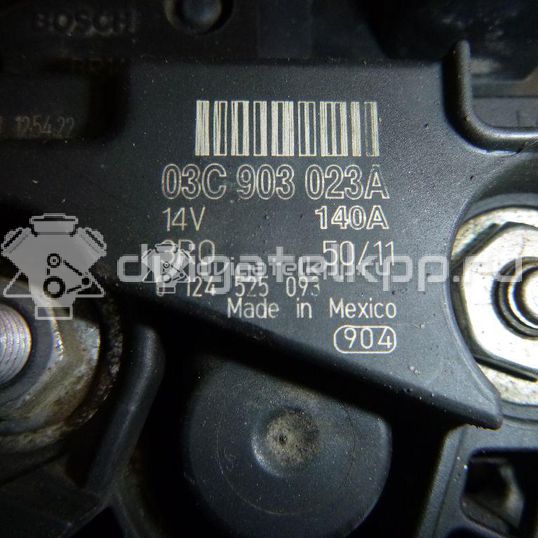 Фото Генератор  03C903023A для Seat Ibiza / Leon / Toledo / Alhambra / Altea