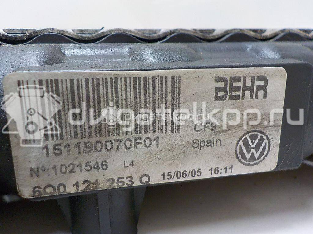 Фото Радиатор основной  6Q0121253Q для Skoda Roomster 5J / Fabia / Rapid {forloop.counter}}